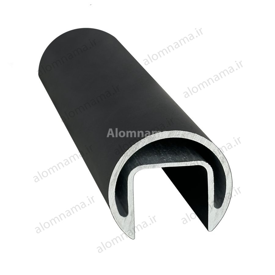 هندریل گرد آلومینیومی سایز 25*20