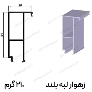 زهواره پاسار لبه بلند